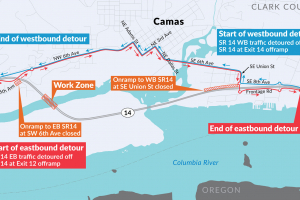 SR 14 Slough Bridge Paving Work August 2026
