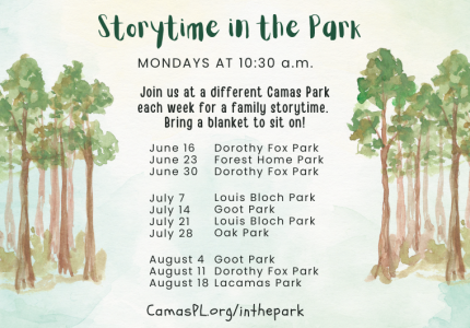 Storytime in the Park 2025