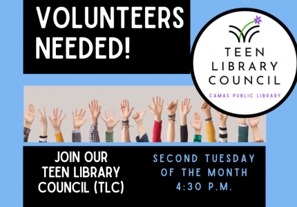 Volunteers raising hands