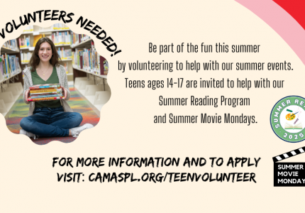 Summer 2025 Teen Volunteers Needed