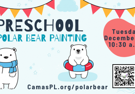 Preschool Polar Bear Painting