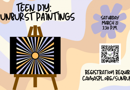 Teen DIY: Sunburst Paintings