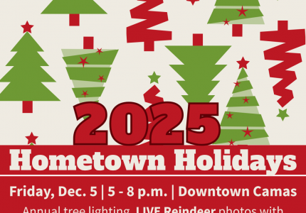 Hometown Holidays Returns to Downtown Camas December 5 Hometown Holidays Returns to Downtown Camas December 5