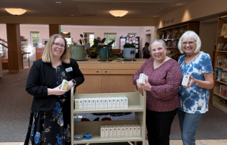 Camas Public Library Donates Newspaper Microfilm to Clark County Genealogical Society Camas Public Library Donates Newspaper Microfilm to Clark County Genealogical Society