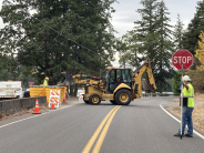 Public Works employees in action