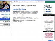 2003 library website