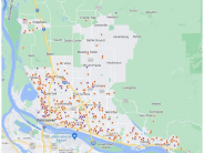 Map of Clark County Participation