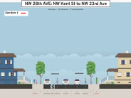 NW Fargo - Kent to 23rd Ave REV w/ Sidewalk NW Fargo - Kent to 23rd Ave REV w/ Sidewalk