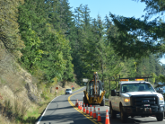 Street Maintenance by Lake