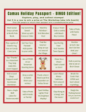 Holiday Bingo Board