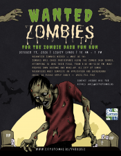 Wanted: Volunteer Zombies.