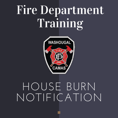 Fire Department Training Flyer