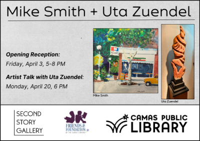 Second Story Gallery Presents Two-Person Exhibition Featuring Mike Smith and Uta Zuendel