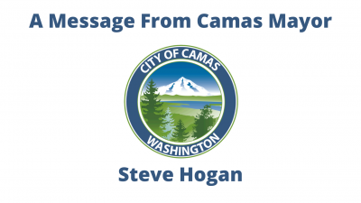 A Message from Camas Mayor Steve Hogan - April 2024 