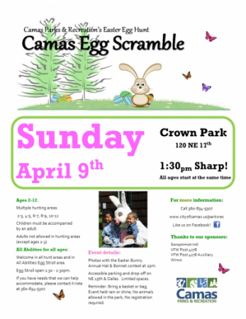 Camas Egg Scramble