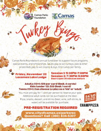 Turkey Bingo 2024