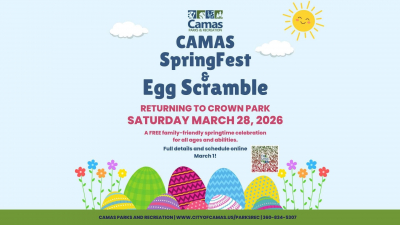 Camas SpringFest Returns to Crown Park March 28 with a Full Day of Springtime Fun Camas SpringFest Returns to Crown Park March 28 with a Full Day of Springtime Fun