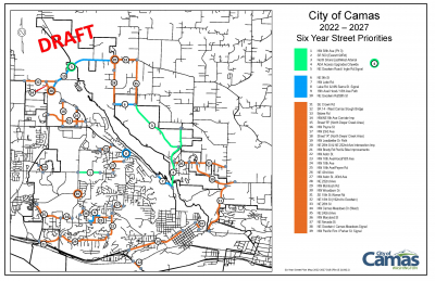 Six Year Street Plan Map