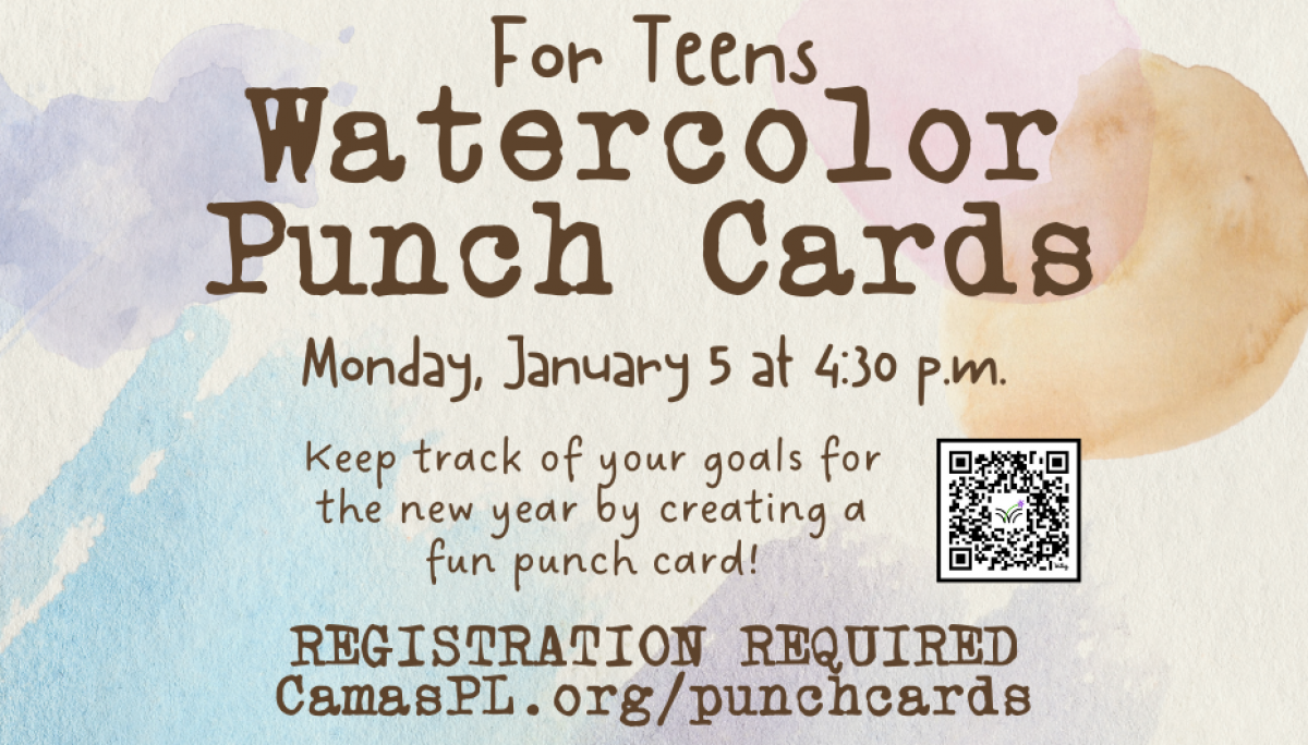 Watercolor Punch Cards
