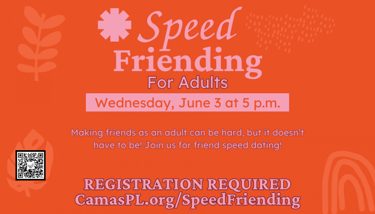 Speed Friending for Adults June 3 2026