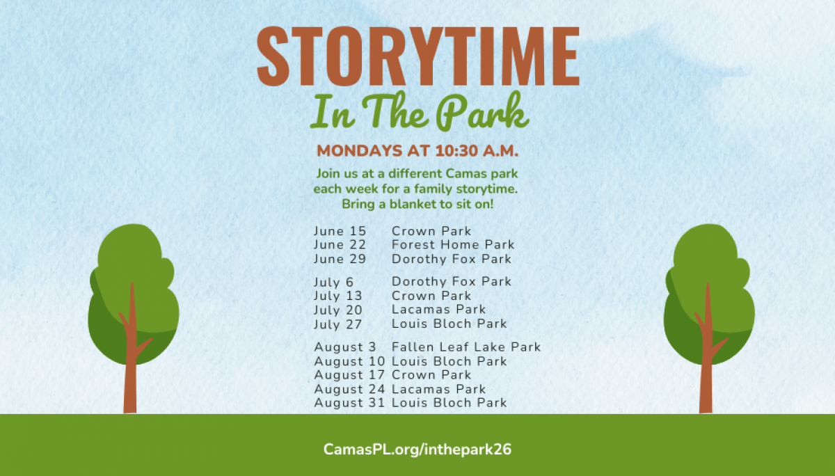 Storytime in the Park 2026
