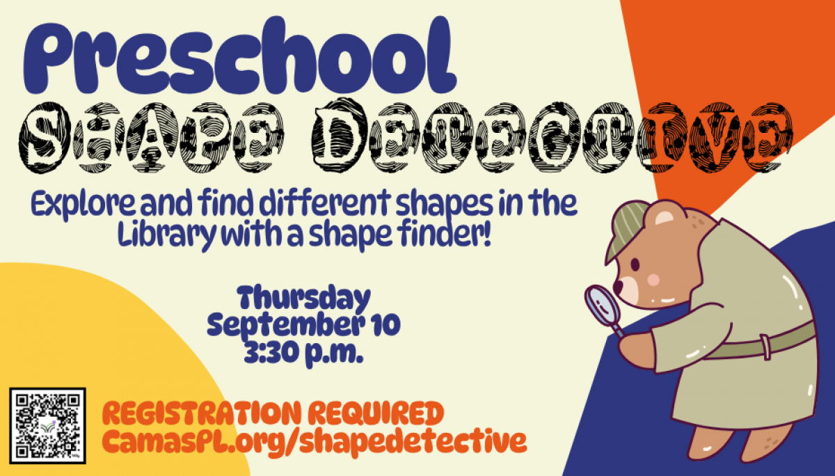 Using our shape finders as "magnifying glasses," we'll explore the library by finding and matching different shapes!