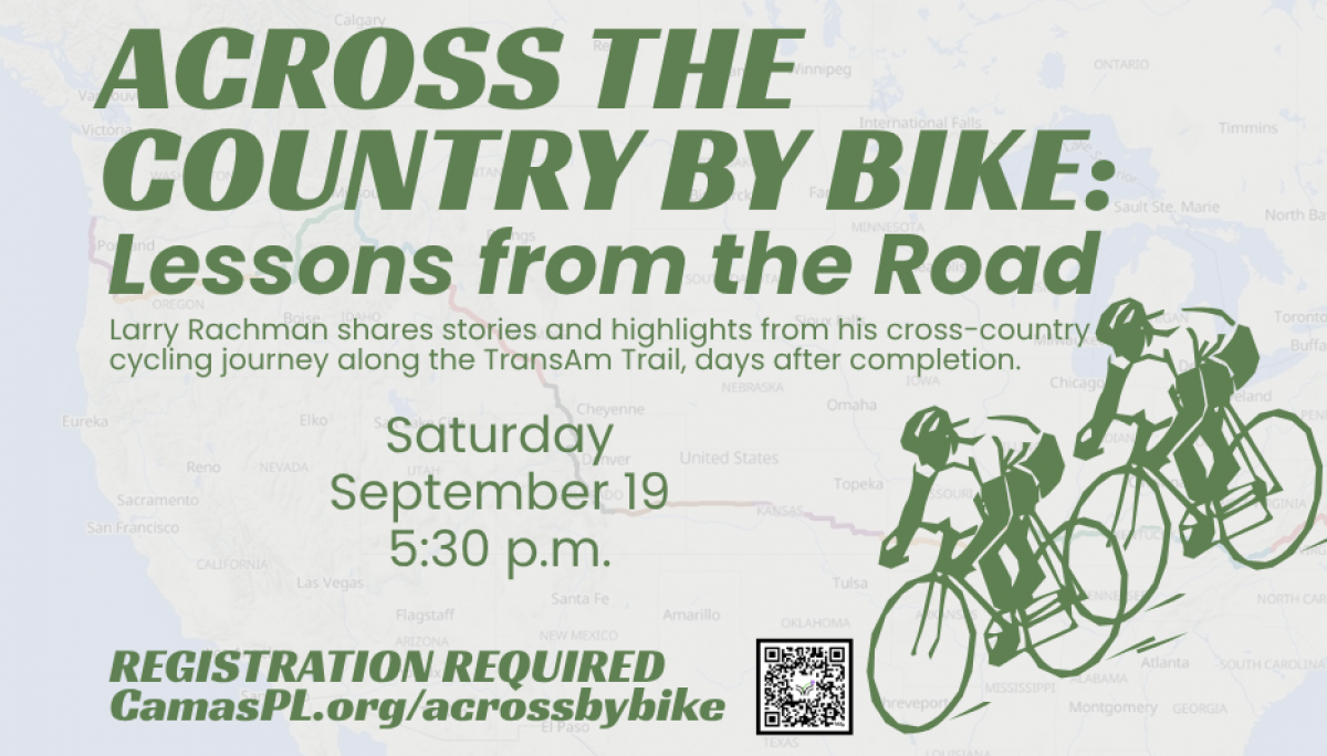 Join Larry as he shares stories from the road—the challenges he faced, the sights and places he discovered, the victories along 