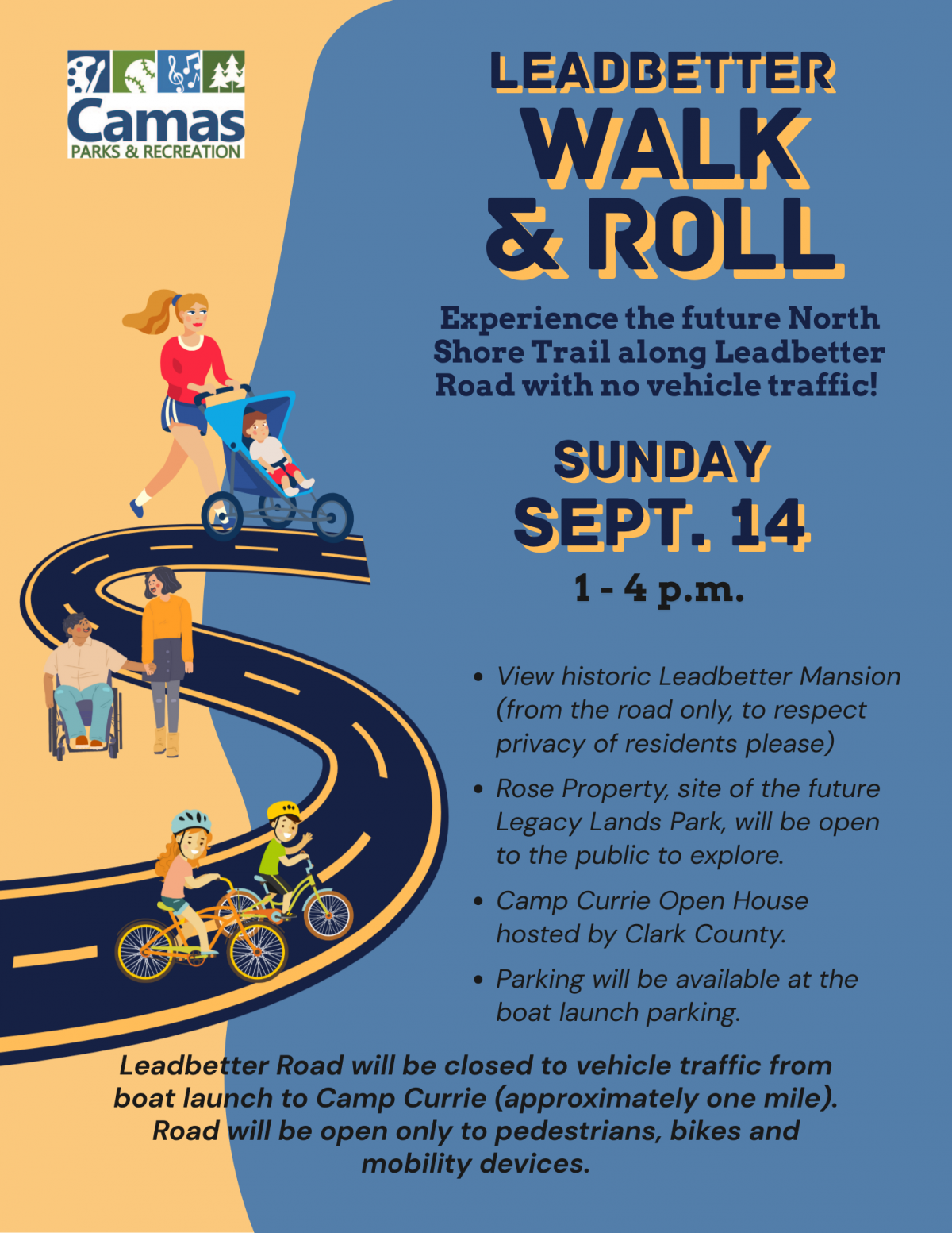 Leadbetter Walk & Roll Event