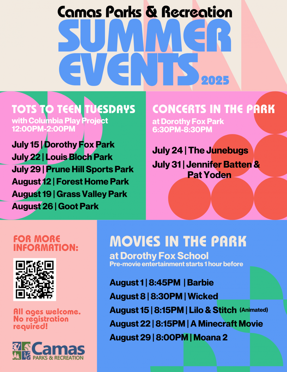 2025 Summer Special Events
