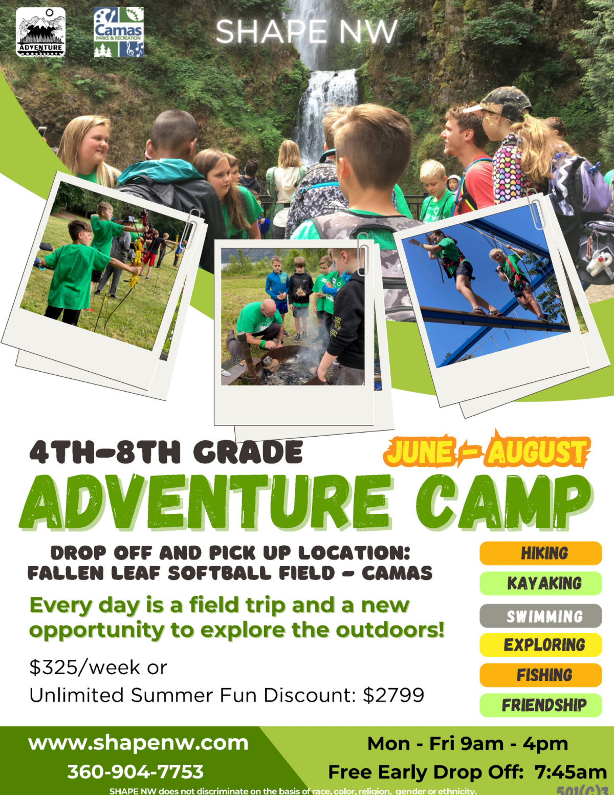 Shape NW Adventure Camp