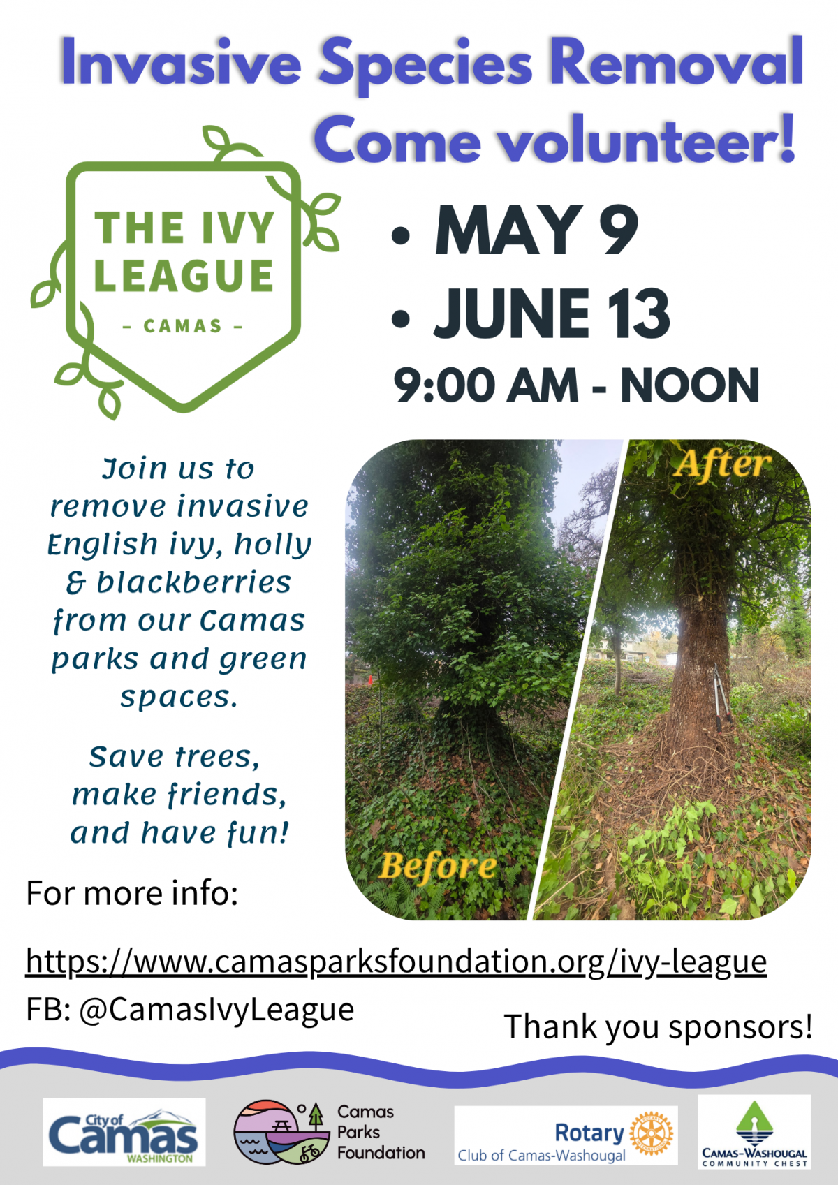 Ivy League Removal events