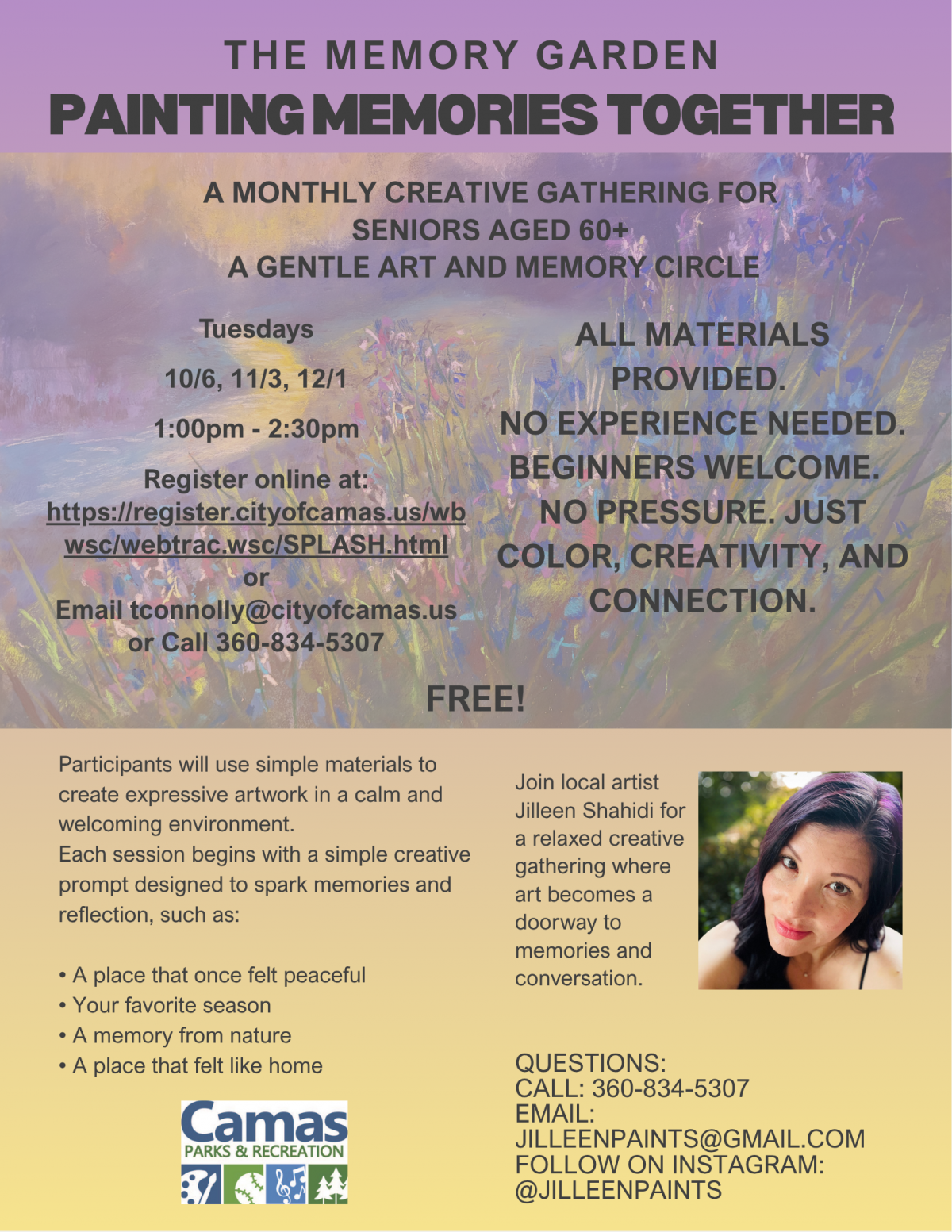 Fall Memory Painting Classes
