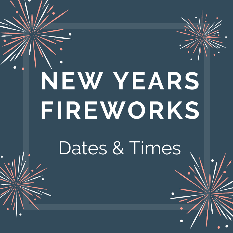 New Years Fireworks Dates & Times | Camas WA