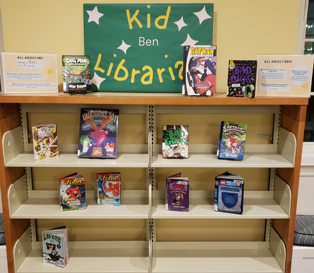 Kid Librarian Ben A. Camas WA