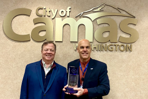 City of Camas Recognized by ETC With “Leading The Way Award” for Ranking in Top 10% Nationally