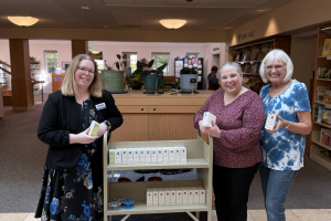 Camas Public Library Donates Newspaper Microfilm to Clark County Genealogical Society