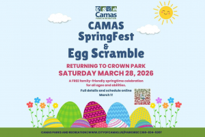 Camas SpringFest Returns to Crown Park March 28 with a Full Day of Springtime Fun 