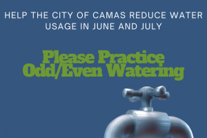 City of Camas Set to Activate Well 13, While Asking Residents to Adhere to Odd/Even Watering 