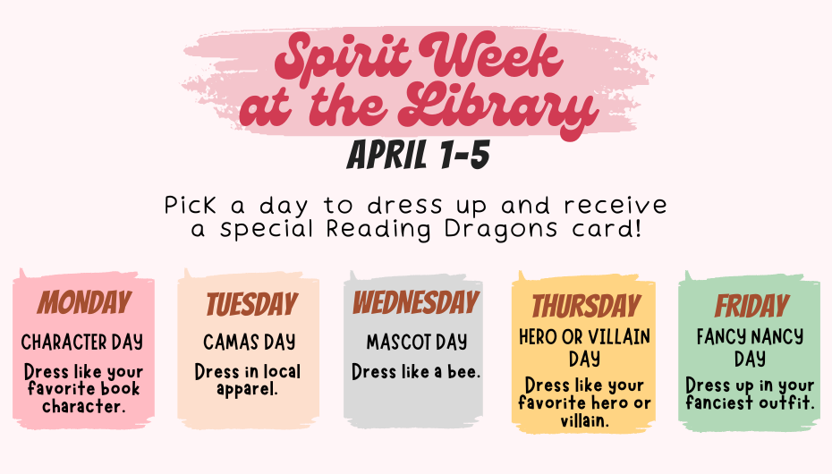 Spirit Week at the Library 