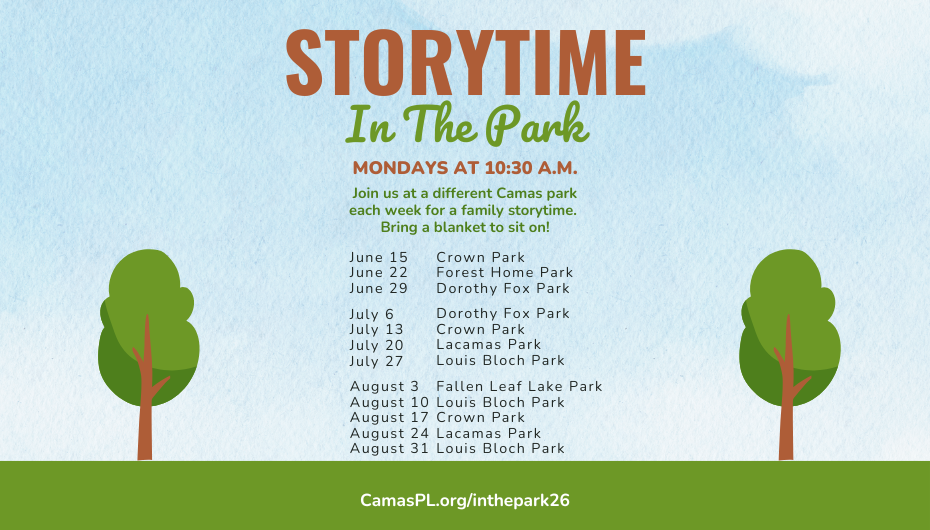Storytime in the Park 2026