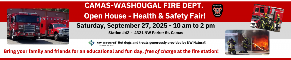 CWFD Open House 2025 - Save the Date